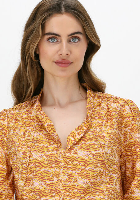 Gele SCOTCH & SODA  PRINTED SHORT-SLEEVED EASY TOP - large