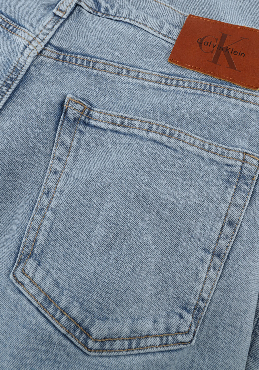 CALVIN KLEIN Straight leg jeans STANDAD STRAIGHT ADAM LT STONE Bleu clair - large