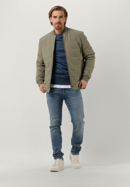 SELECTED MEN Veste matelassé SLHDECKARD REDOWN BOMBER JKT 2023 W en vert - large