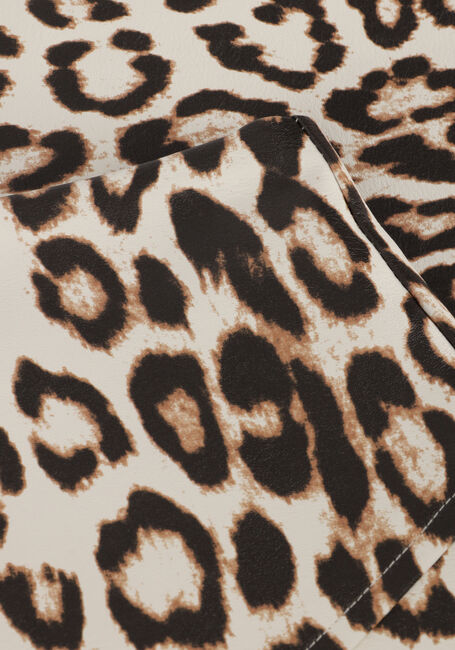 Bruine ALIX THE LABEL Minirok LADIES WOVEN LEOPARD FAUX LEATHER SKIRT Bruine ALIX THE LABEL Minirok LADIES WOVEN LEOPARD FAUX LEATHER SKIRT - large