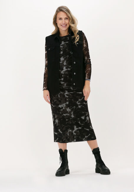 Groene CATWALK JUNKIE Maxi jurk DR SHADOW LEAVES - large