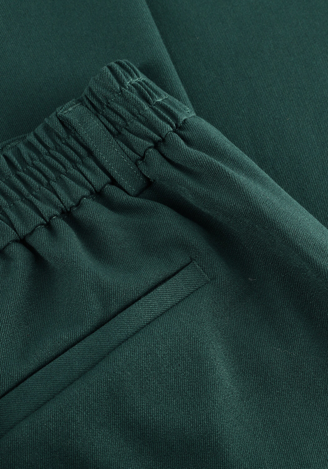 OBJECT Pantalon large OBJLISA WIDE PANT Vert fonc&eacute; - large