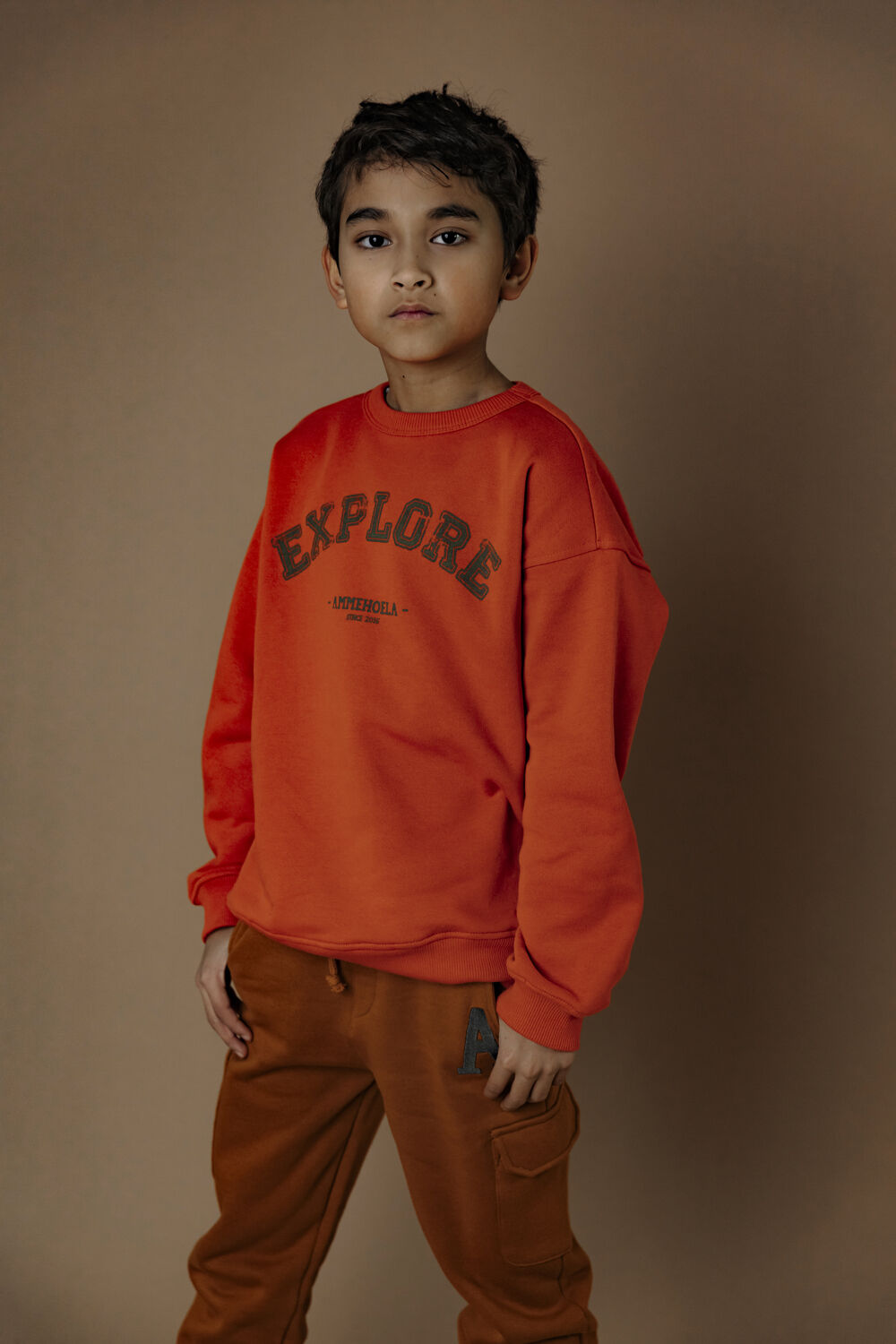 AMMEHOELA Chandail AM.ROCKY.54 en orange - large