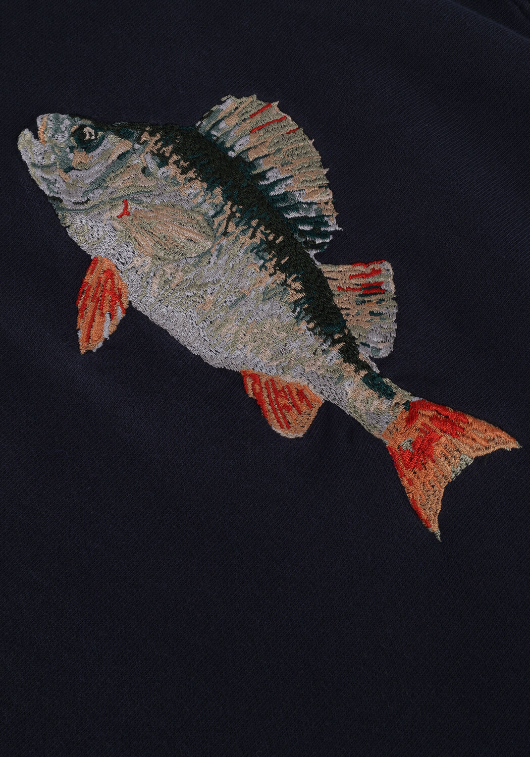 Donkerblauwe FOR&Eacute;T Sweater BAIT SWEATSHIRT - large