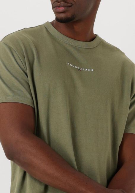 Groene TOMMY JEANS T-shirt TJM RLX LINEAR LOGO TEE - large