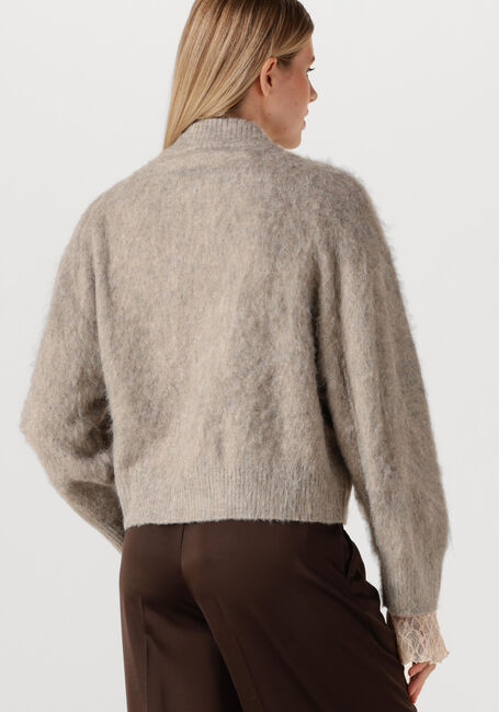 STUDIO AR Pull HARPER BRUSHED KNIT en taupe - large