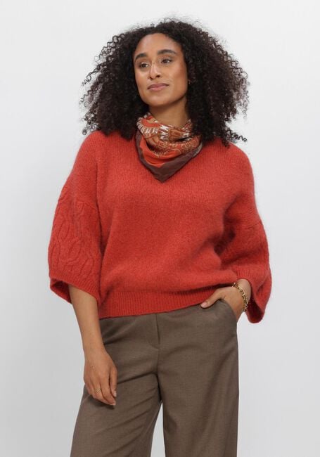 Rode SUMMUM Trui BOXY SWEATER MOHAIR WOOL BLEND KNIT - large