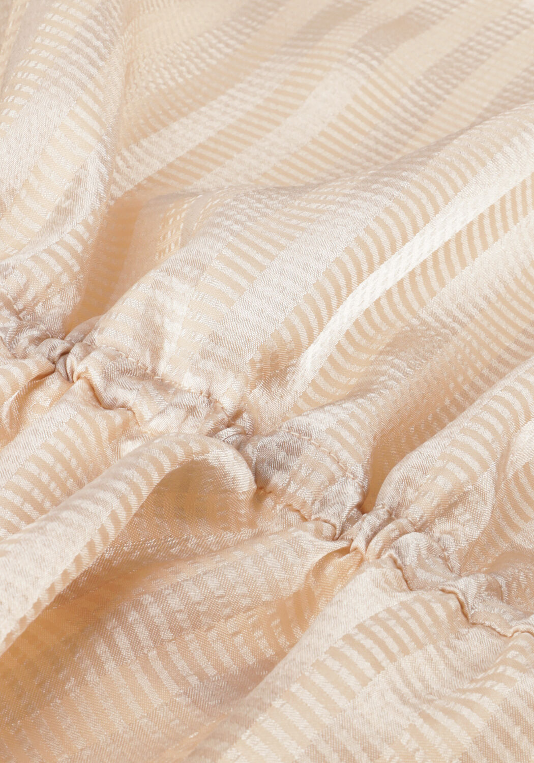 Beige ANOTHER LABEL  LYS TOP L/S - large