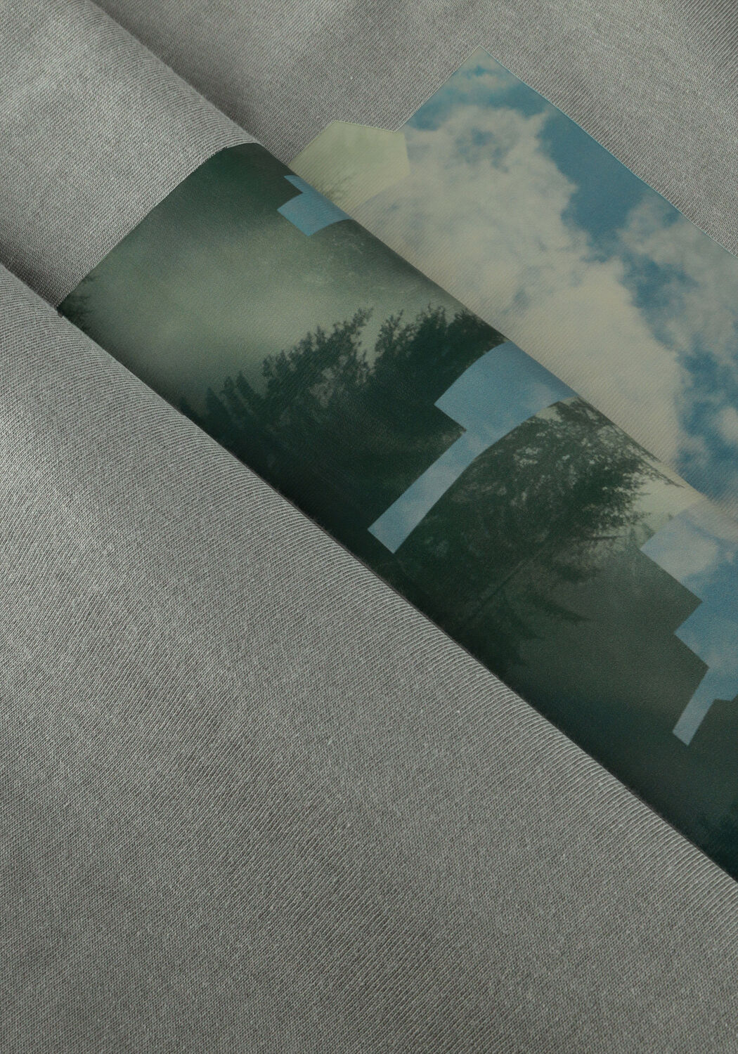 BOSS ORANGE T-shirt TE_COVER en gris - large