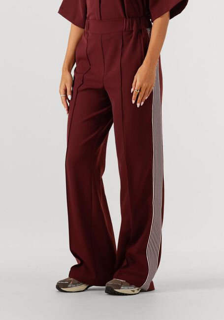 EST'SEVEN Pantalon large JUNE TROUSER Bordeaux - large