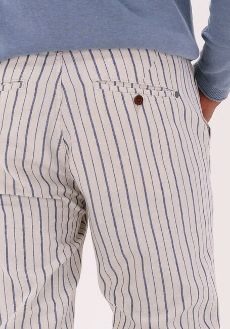 Gebroken wit CAST IRON Chino CUDA RELAXED TAPERED YARN DYED STRIPE - large