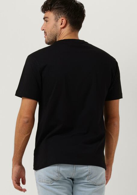 Zwarte COLOURFUL REBEL T-shirt MOUNTAIN BASIC TEE - large