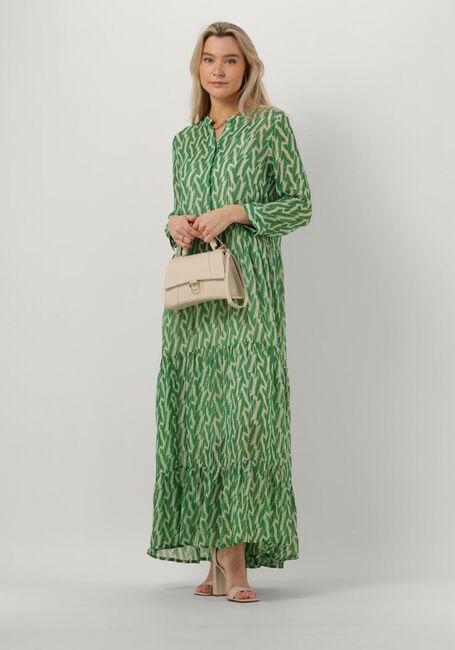 Groene LOLLYS LAUNDRY Maxi jurk NEE DRESS - large