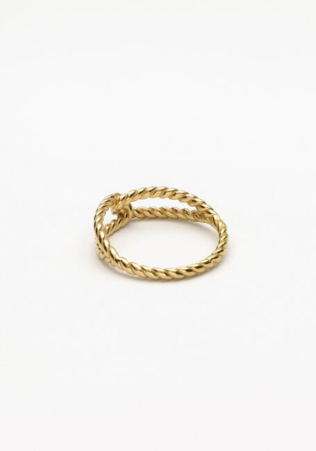 Gouden NOTRE-V Ring RING KNOOP - large