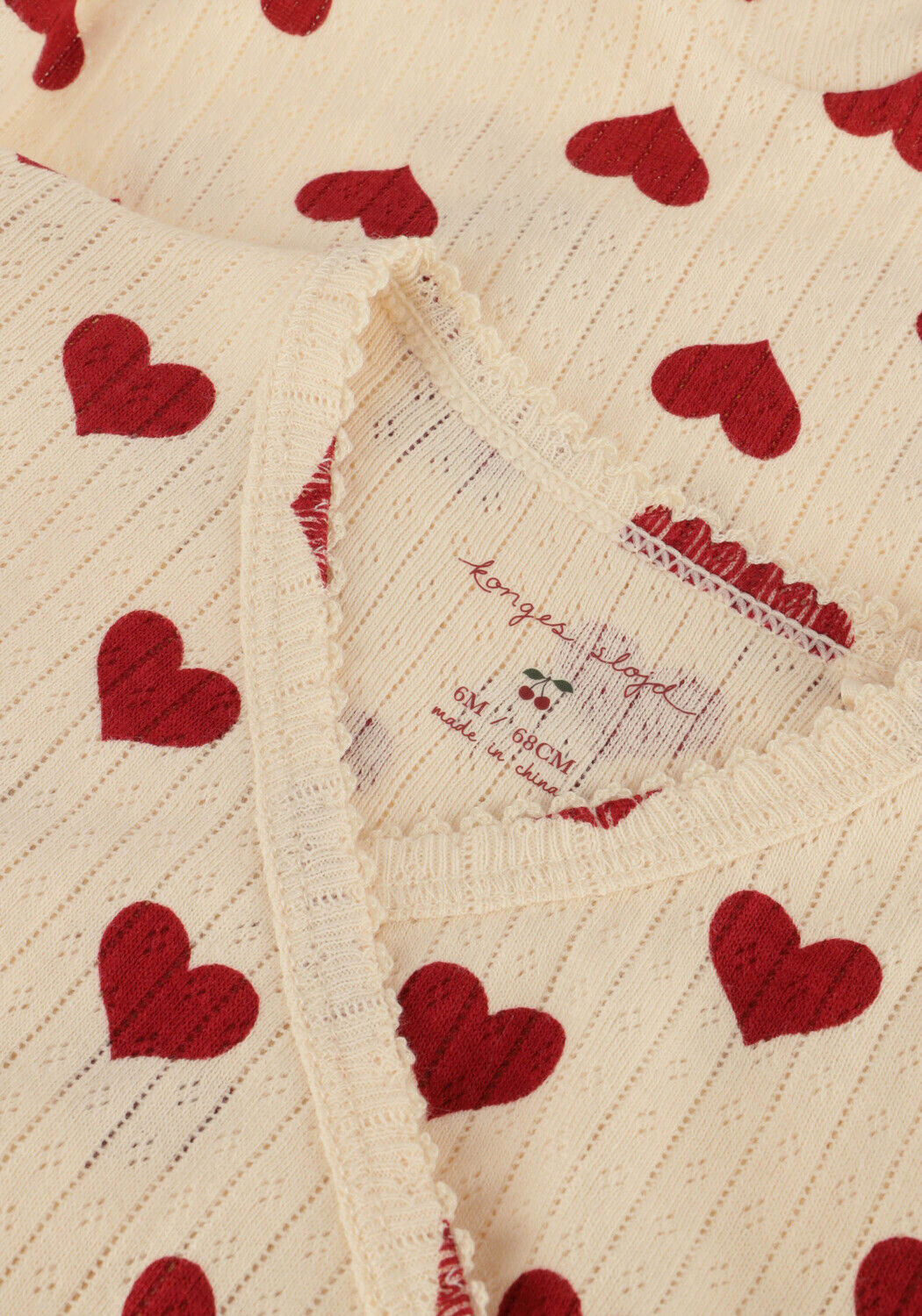 KONGES SLOJD Bodys MINNIE NEWBORN ONESIE GOTS en beige - large