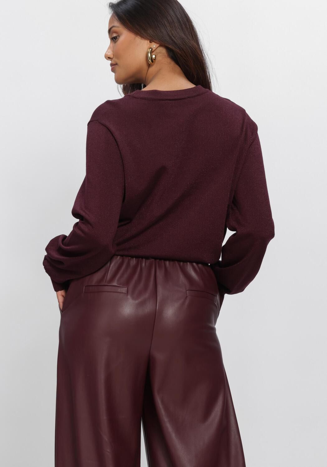AMAYA AMSTERDAM Pull JADYN KNITWEAR Bordeaux - large