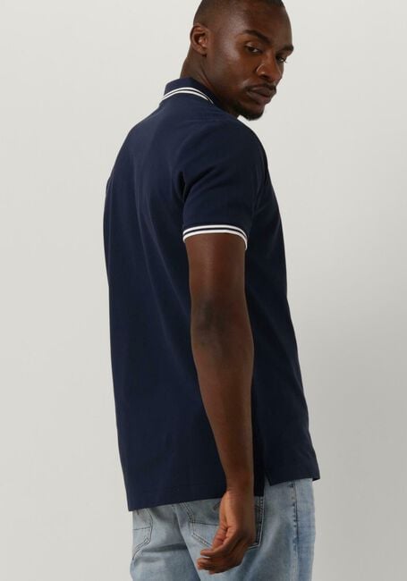 Blauwe G-STAR RAW Polo DUNDA SLIM STRIPE POLO S/S - large