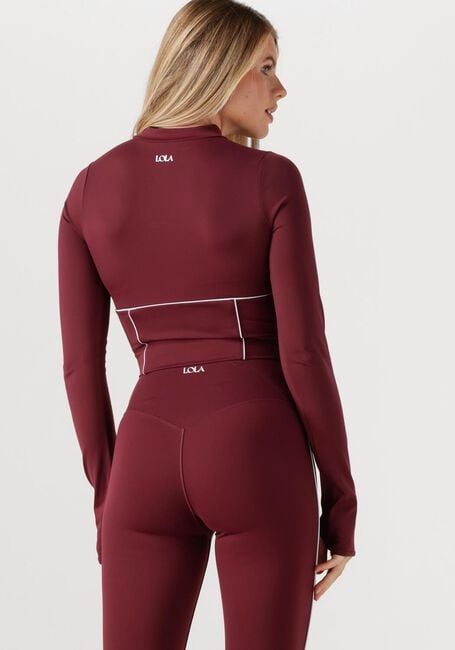 THE LOLA CLUB Haut DEMI TOP Bordeaux - large