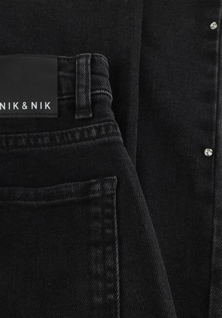 Donkergrijze NIK & NIK Wide jeans FLORINA DENIM - large