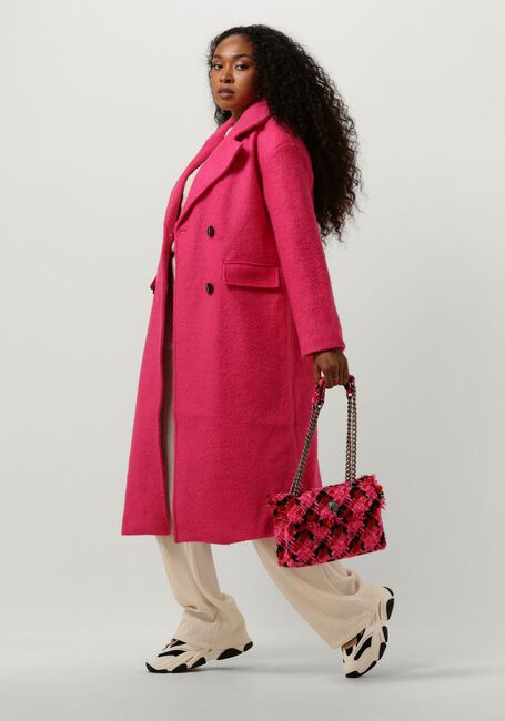 Roze Y.A.S. Mantel YASMILA LS WOOL MIX COAT S.NOOS - large