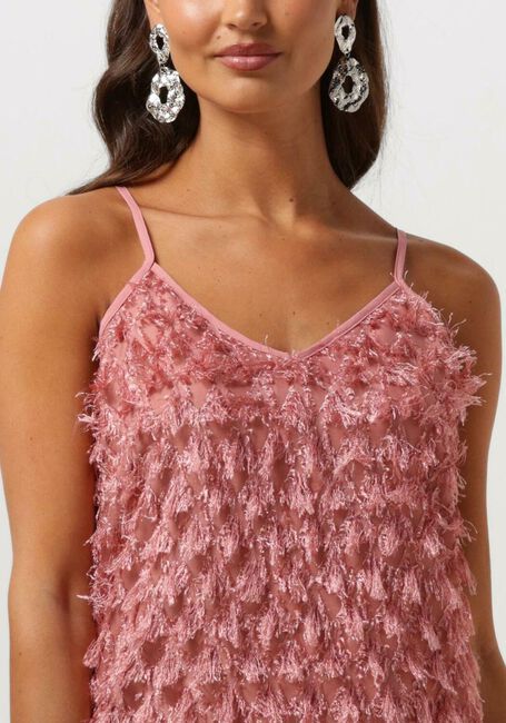 NEO NOIR Mini robe LILJA FRINGE DRESS en rose - large