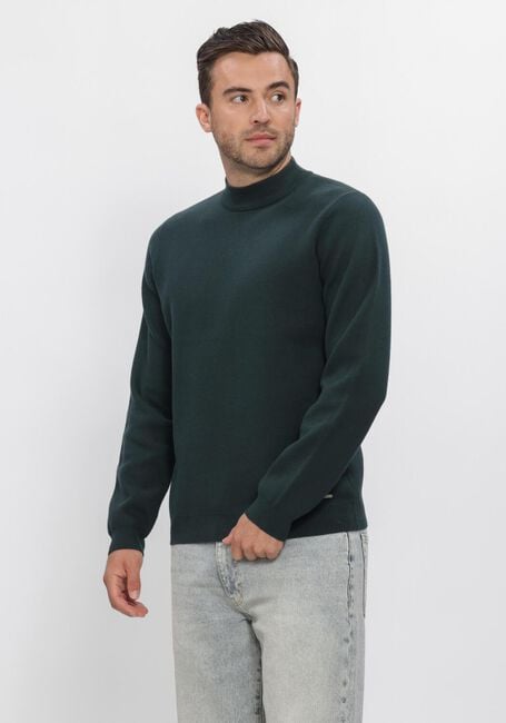 Donkergroene DSTREZZED Trui DS_ARCHER MOCKNECK - large