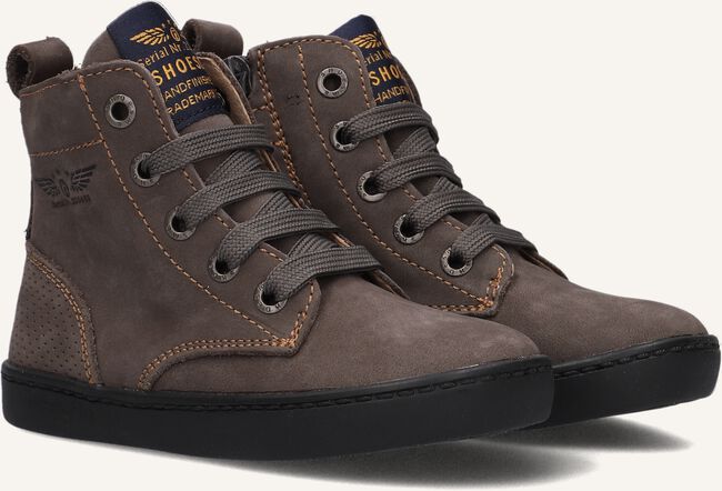 Bruine SHOESME Hoge sneaker FL23W012 Bruine SHOESME Hoge sneaker FL23W012 - large