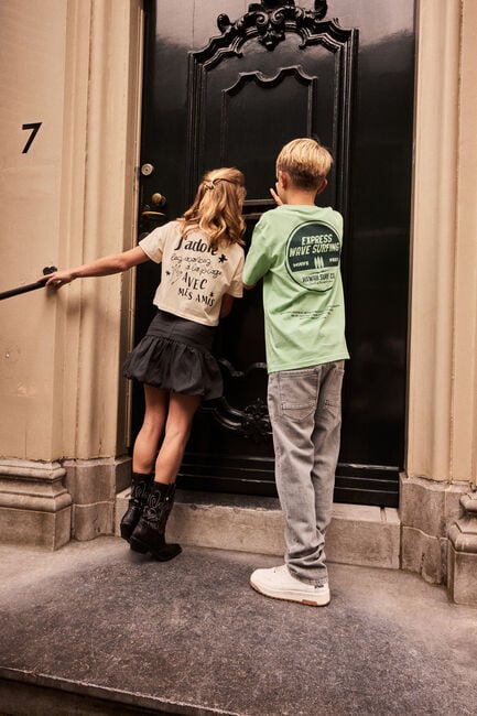 Grijze INDIAN BLUE JEANS Wide jeans 2652 WIDE LOOSE GREY JEANS - large