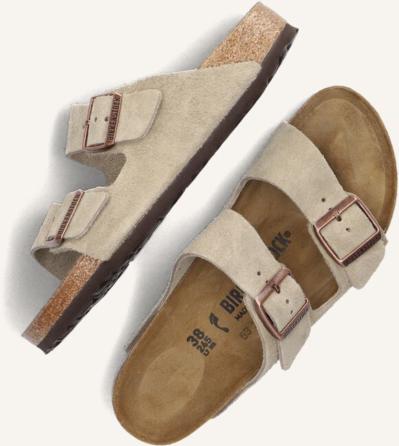 Taupe BIRKENSTOCK Slippers ARIZONA DAMES Taupe BIRKENSTOCK Slippers ARIZONA DAMES - large