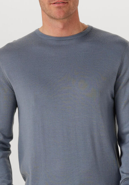 PROFUOMO Pull PULLOVER CREWNECK MERINO en bleu - large