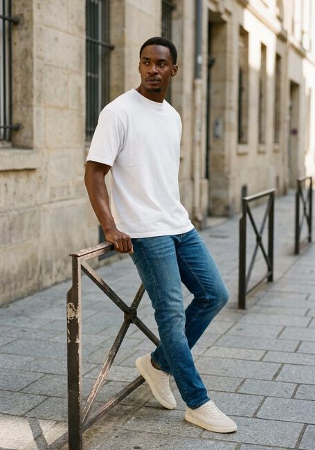 7 FOR ALL MANKIND Slim fit jeans SLIMMY TAPERED en bleu - large