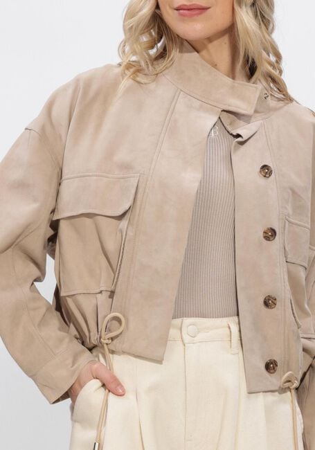 Beige IBANA Jassen JIGO SUEDE - large