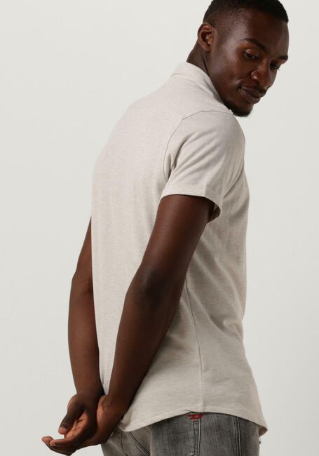 DSTREZZED Chemise décontracté KIRK SHIRT MELANGE PIQUE SS en blanc - large