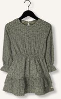 Groene DAILY7 Mini jurk DRESS LONGSLEEVE FLOWER Groene DAILY7 Mini jurk DRESS LONGSLEEVE FLOWER - medium