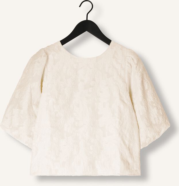 Ecru NEO NOIR Top LORRAINE BROCADE BLOUSE Ecru NEO NOIR Top LORRAINE BROCADE BLOUSE - large