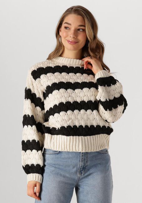 Y.A.S. Pull YASBUBBA LS KNIT PULLOVER en blanc - large