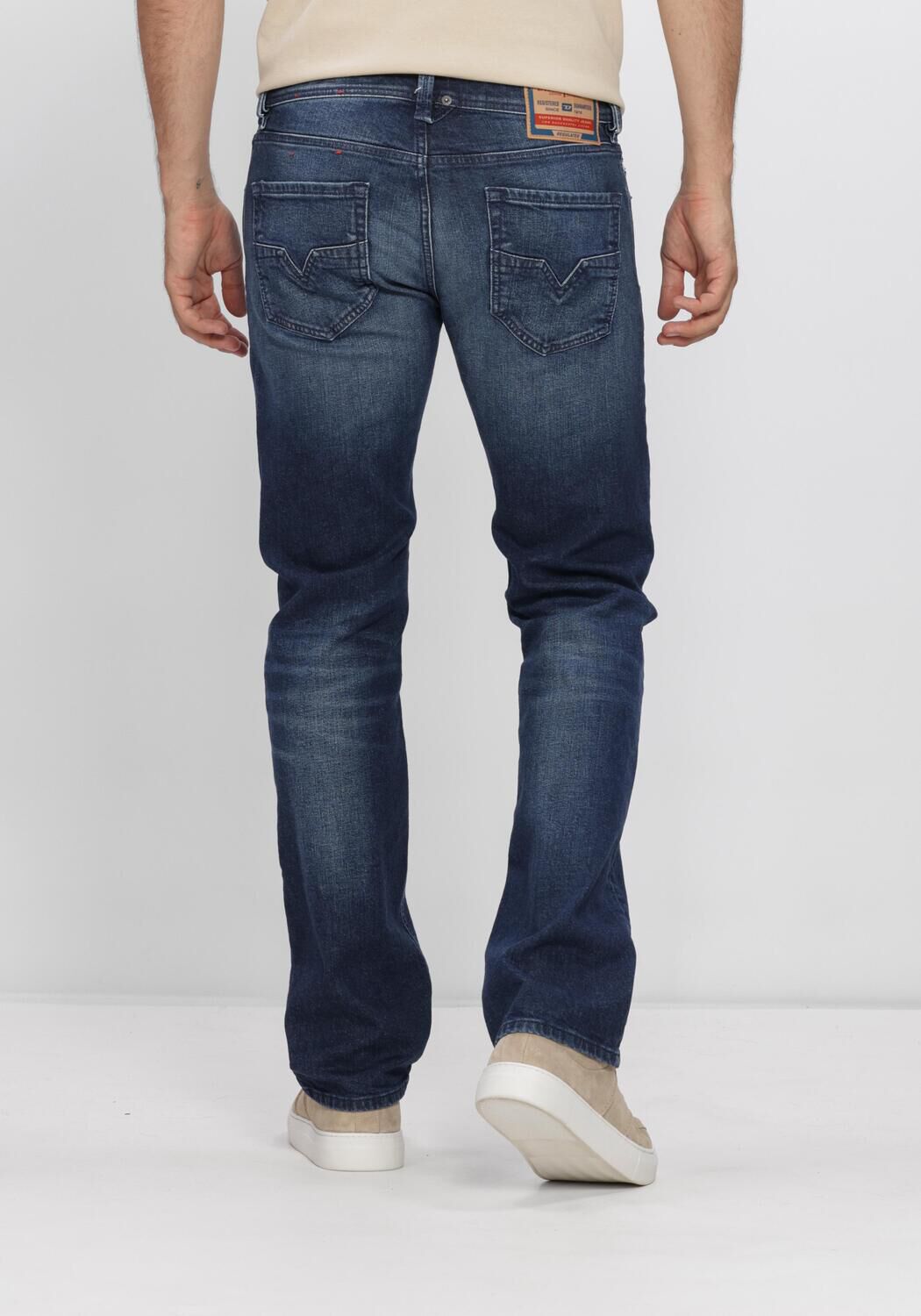 DIESEL Straight leg jeans 1985 LARKEE Bleu fonc&eacute; - large