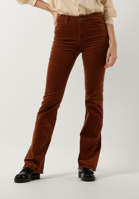 7 FOR ALL MANKIND Pantalon évasé LISHA VELVET CARAMEL en marron - large