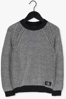 Grijze CALVIN KLEIN Sweater TWO TONE BADGE SWEATER - medium