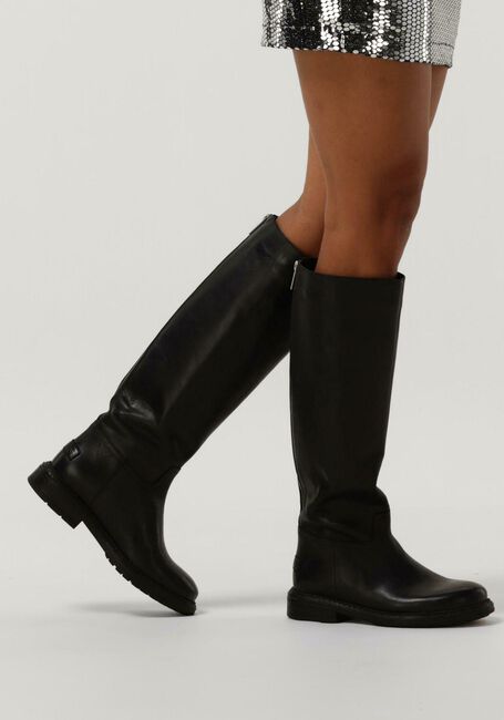 SHABBIES Bottes hautes 191020106 en noir - large