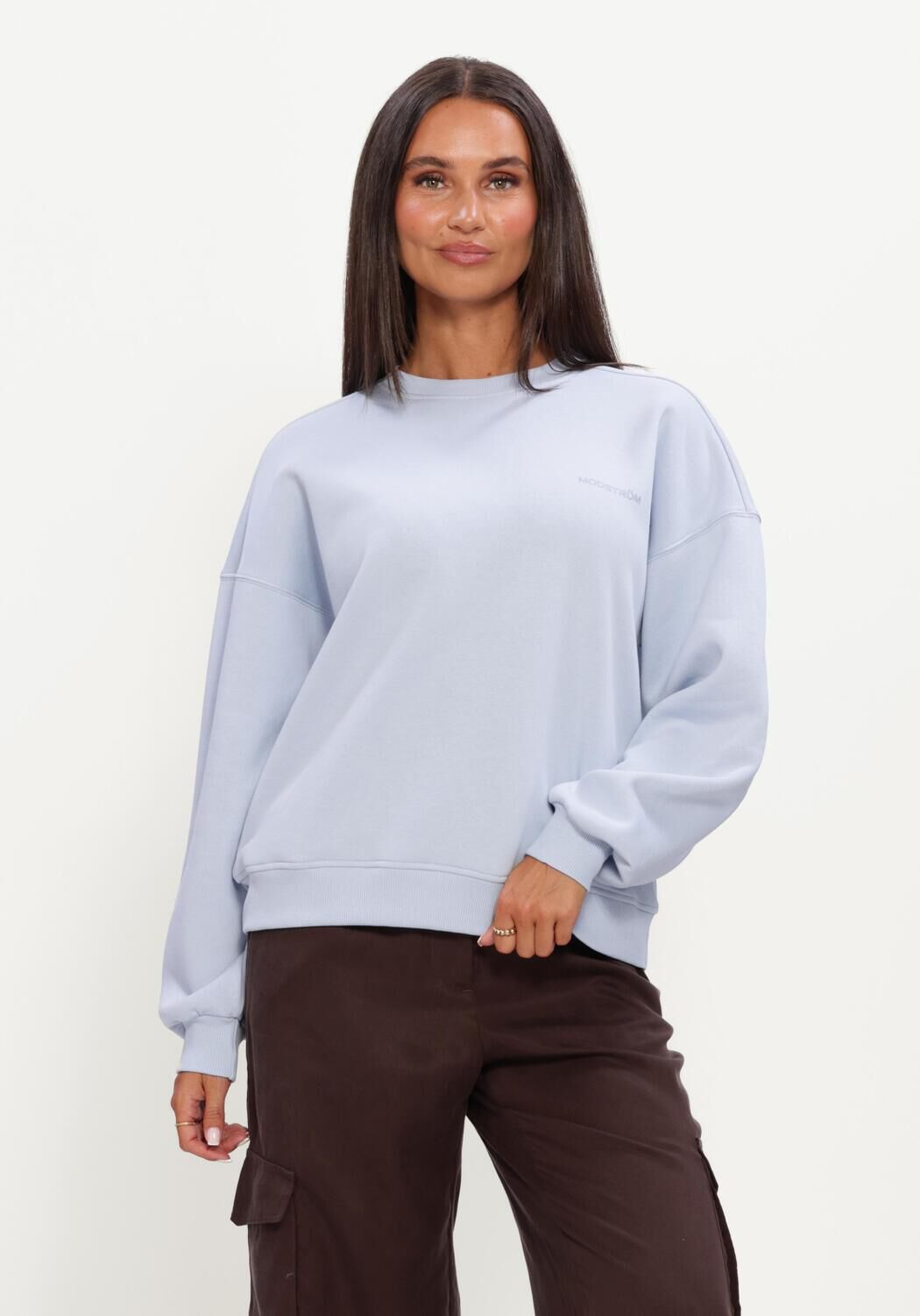 MODSTR&Ouml;M Chandail PAULAMD SWEAT en bleu - large