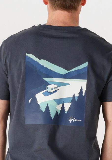 STR&Oslash;M Clothing T-shirt T-SHIRT Bleu fonc&eacute; - large