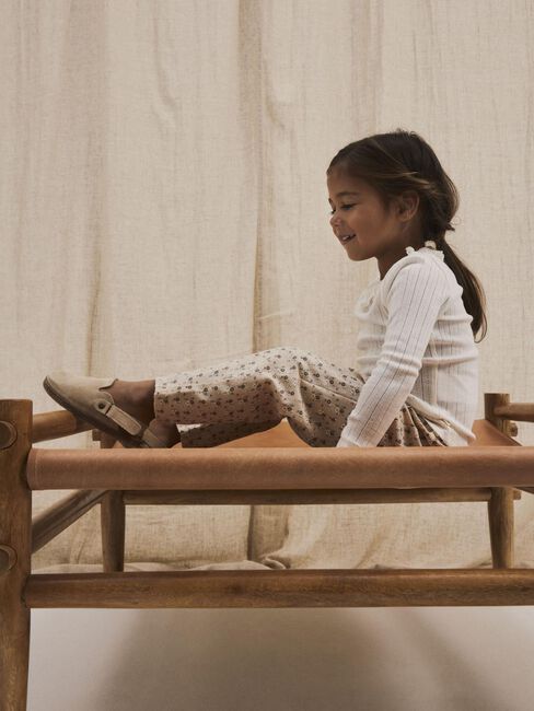 Beige LIL' ATELIER Pantalon NMFLACY REG PANT LIL - large