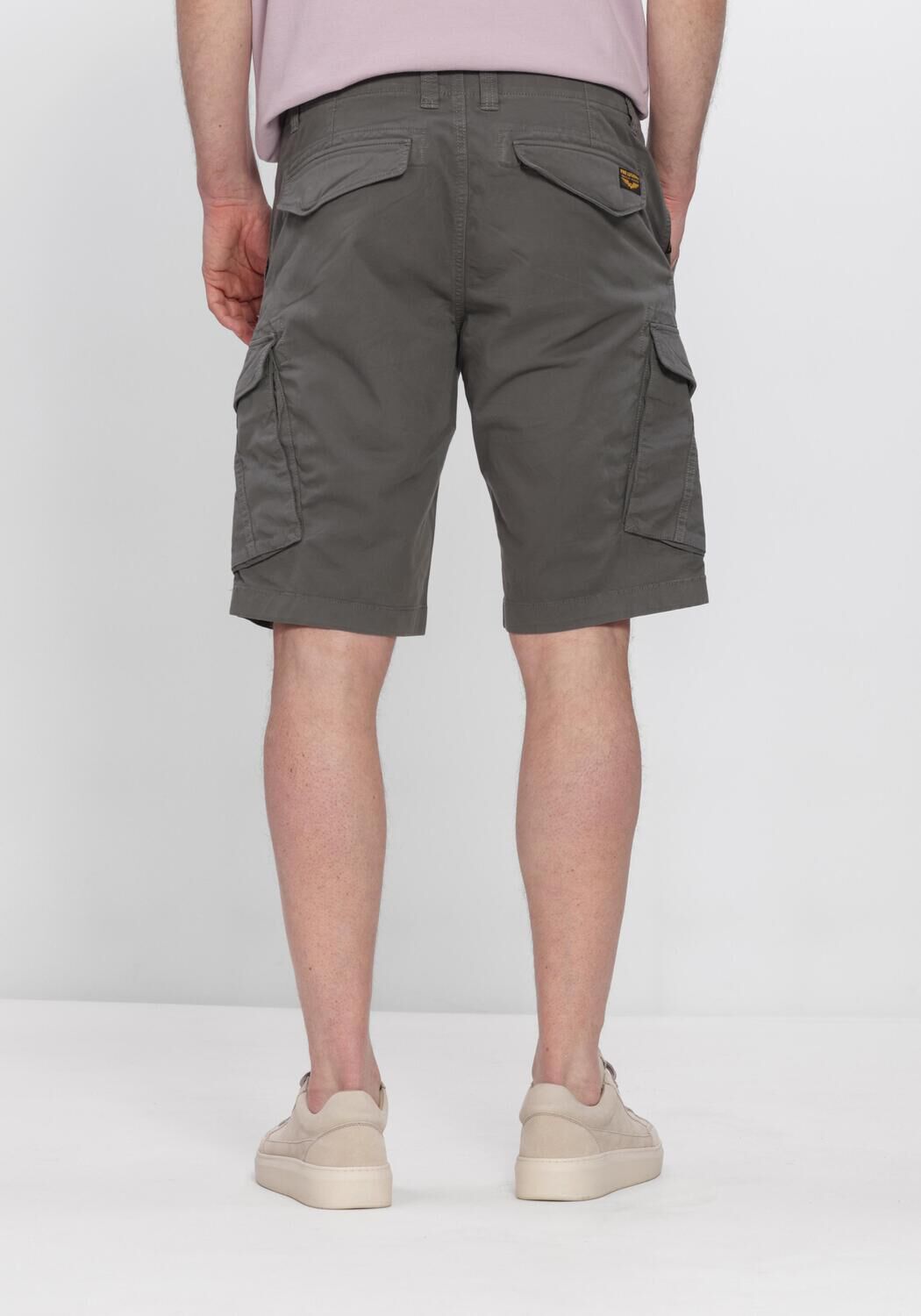 Khaki PME LEGEND Korte broek NORDROP CARGO SHORTS STRETCH TWILL - large