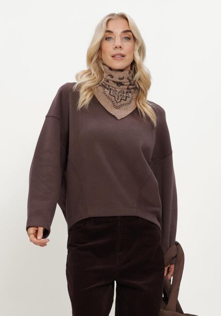 MSCH COPENHAGEN Chandail MSCHMARLETTA SWEATSHIRT en marron - large