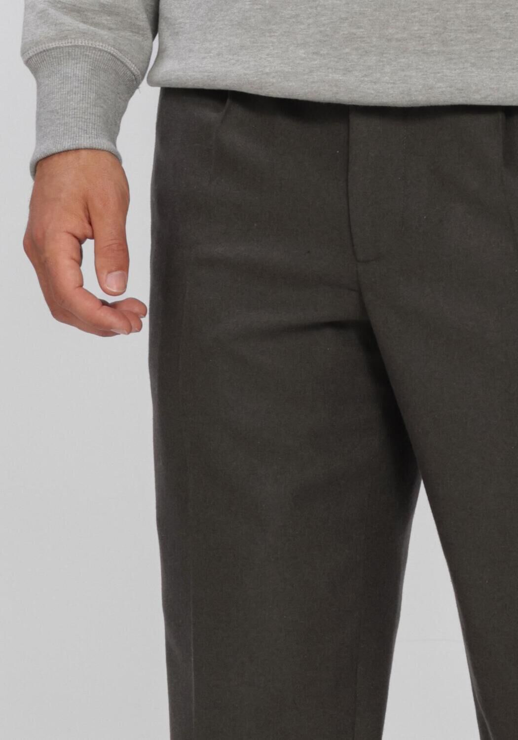 BUTCHER OF BLUE Pantalon LENNOX STRAIGHT WOOL TROUSER - large