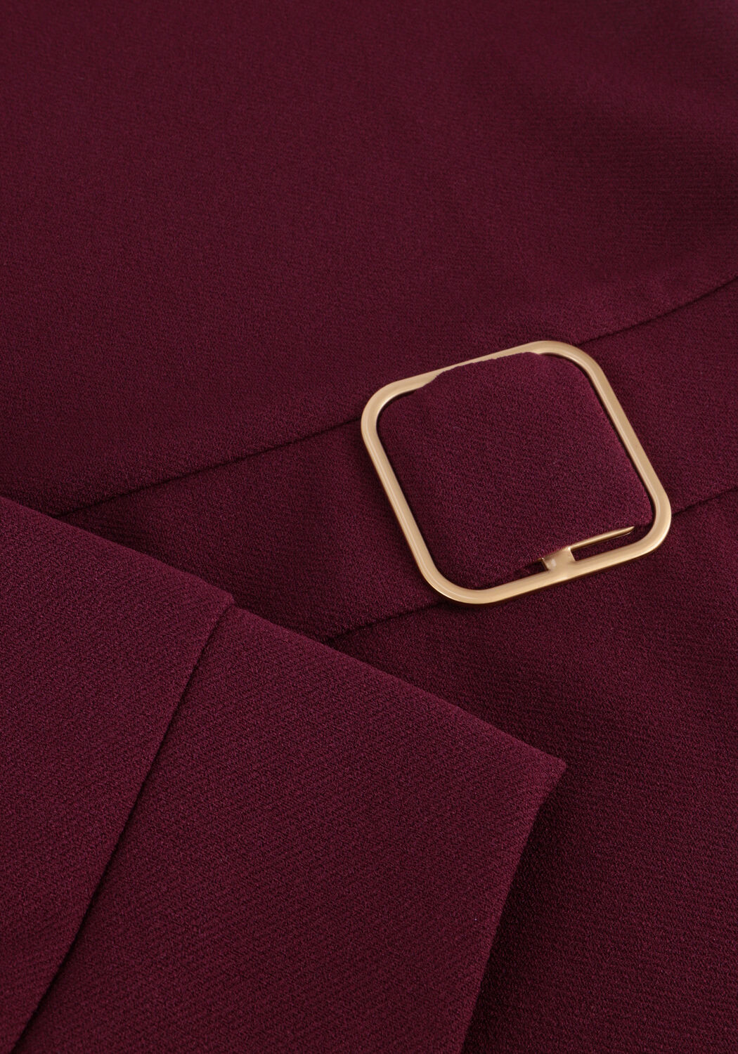 ANA ALCAZAR Mini robe DRESS CLASP Bordeaux - large