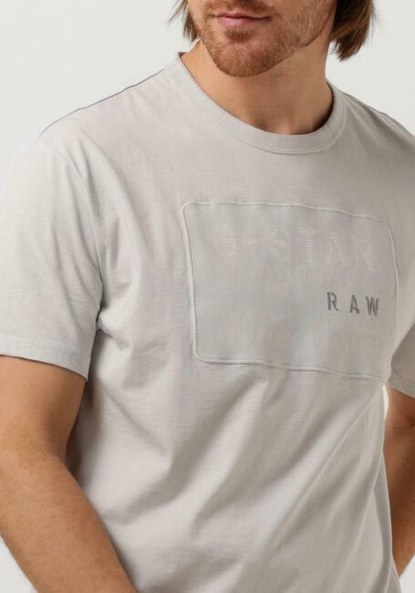 G-STAR RAW T-shirt APPLIQUE MULTI TECHNIQUE R T en gris - large