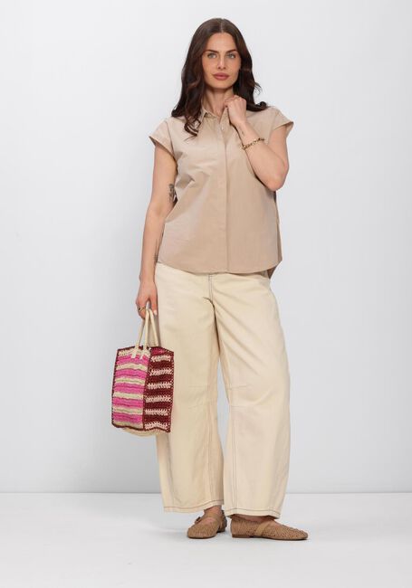 YDENCE BLOUSE SABRINA Blouses en beige - large