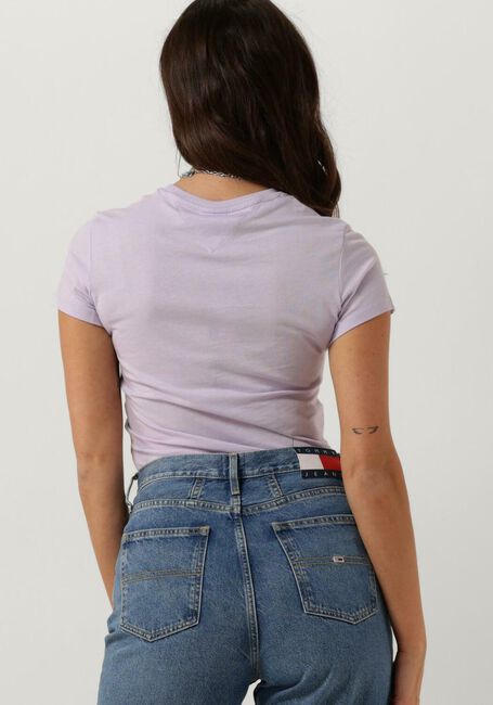 Lila TOMMY JEANS T-shirt TJW SLIM ESSENTIAL LOGO - large